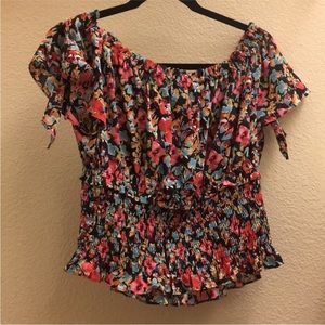 Zara Floral Crop Top